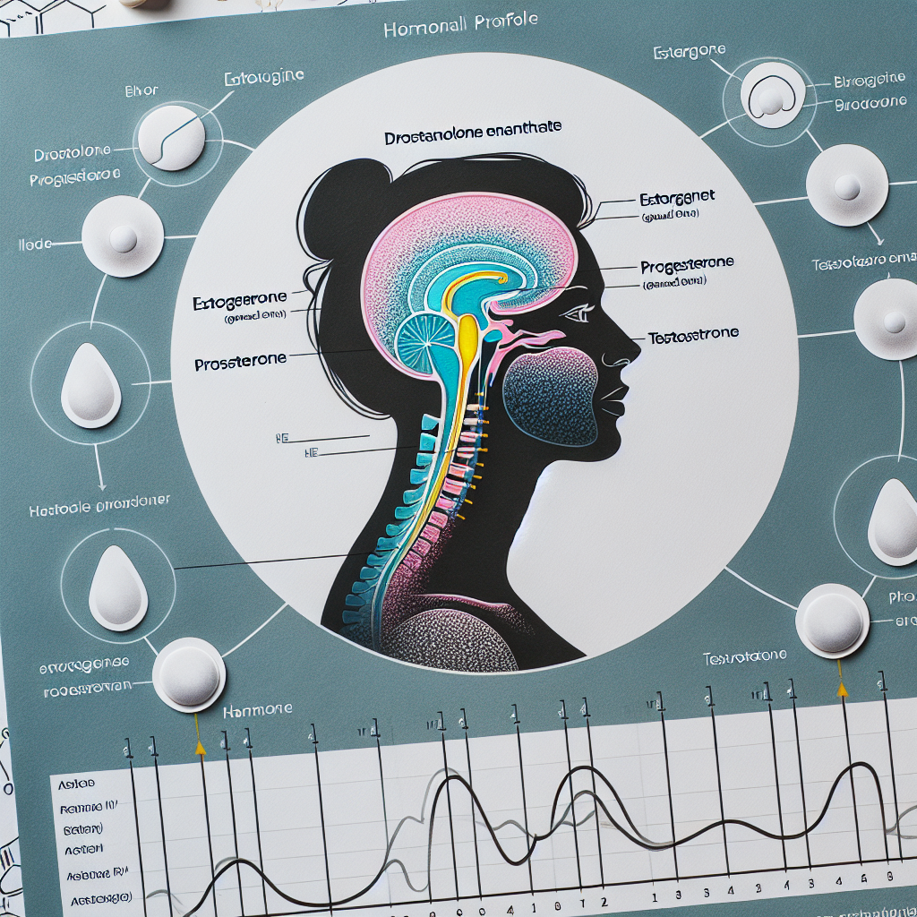 Cómo afecta Enantato de Drostanolona al perfil hormonal femenino