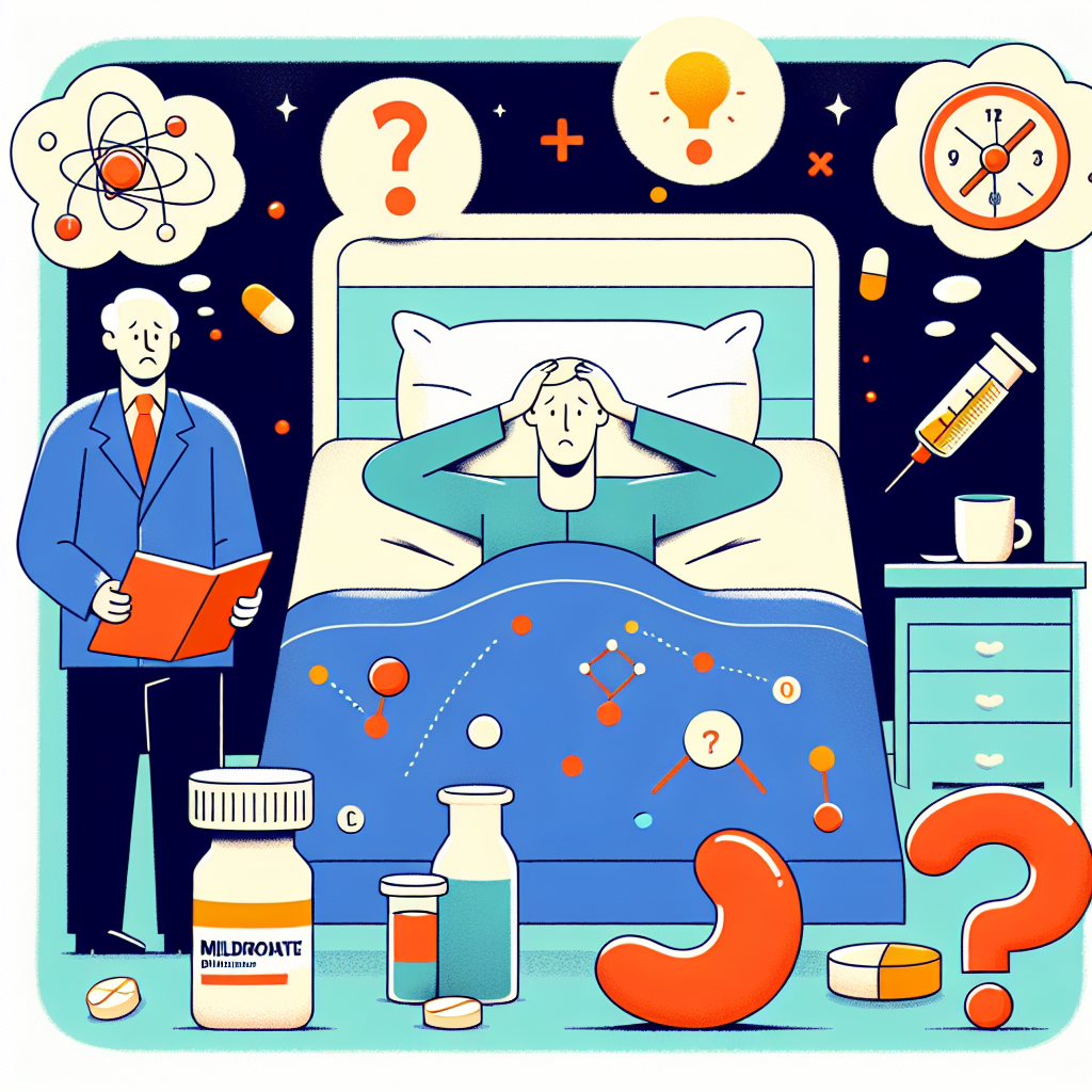 Qué hacer si Mildronate Dihydricume interrumpe tu patrón de sueño