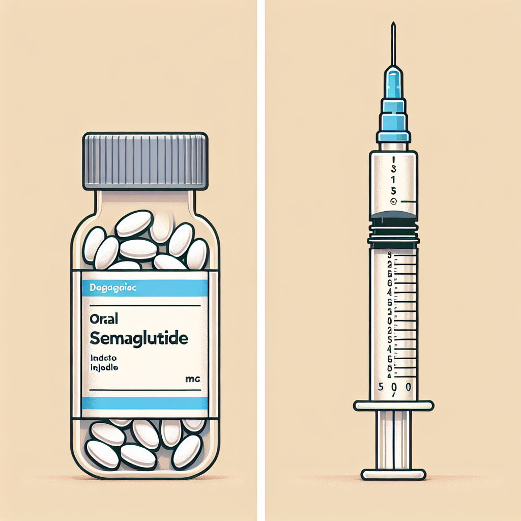 Diferencias entre Semaglutid oral e inyectable