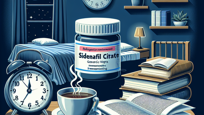 Cómo manejar el insomnio relacionado con Sildenafil Citrate (Viagra generic)