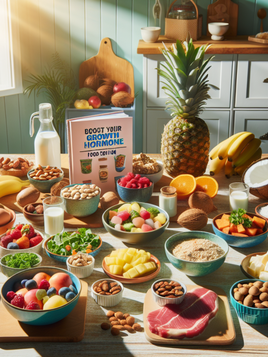 ¿Qué alimentos potenciarán los efectos de Hormona del crecimiento?