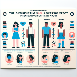 Qué diferencias esperar entre hombres y mujeres con Isotretinoina