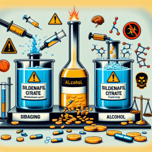 Qué ocurre al mezclar Sildenafil Citrate (Viagra generic) con alcohol