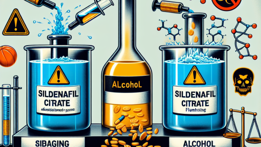 Qué ocurre al mezclar Sildenafil Citrate (Viagra generic) con alcohol