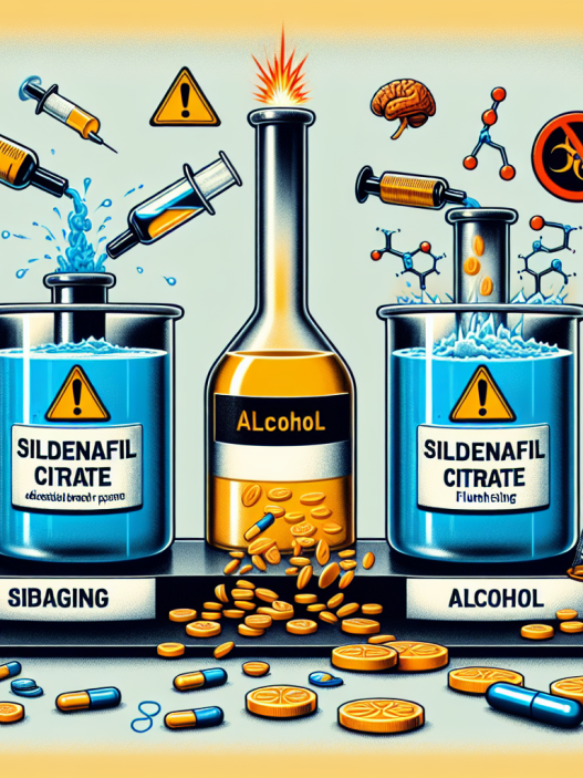 Qué ocurre al mezclar Sildenafil Citrate (Viagra generic) con alcohol