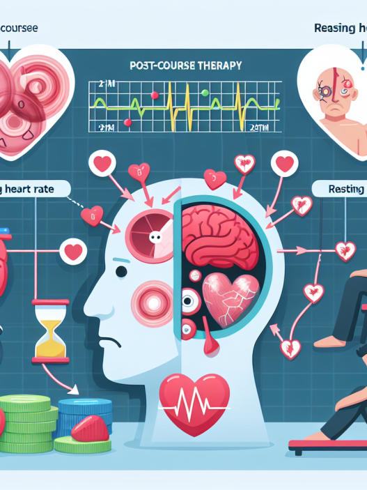 Cómo afecta Terapia posterior al curso al ritmo cardíaco en reposo