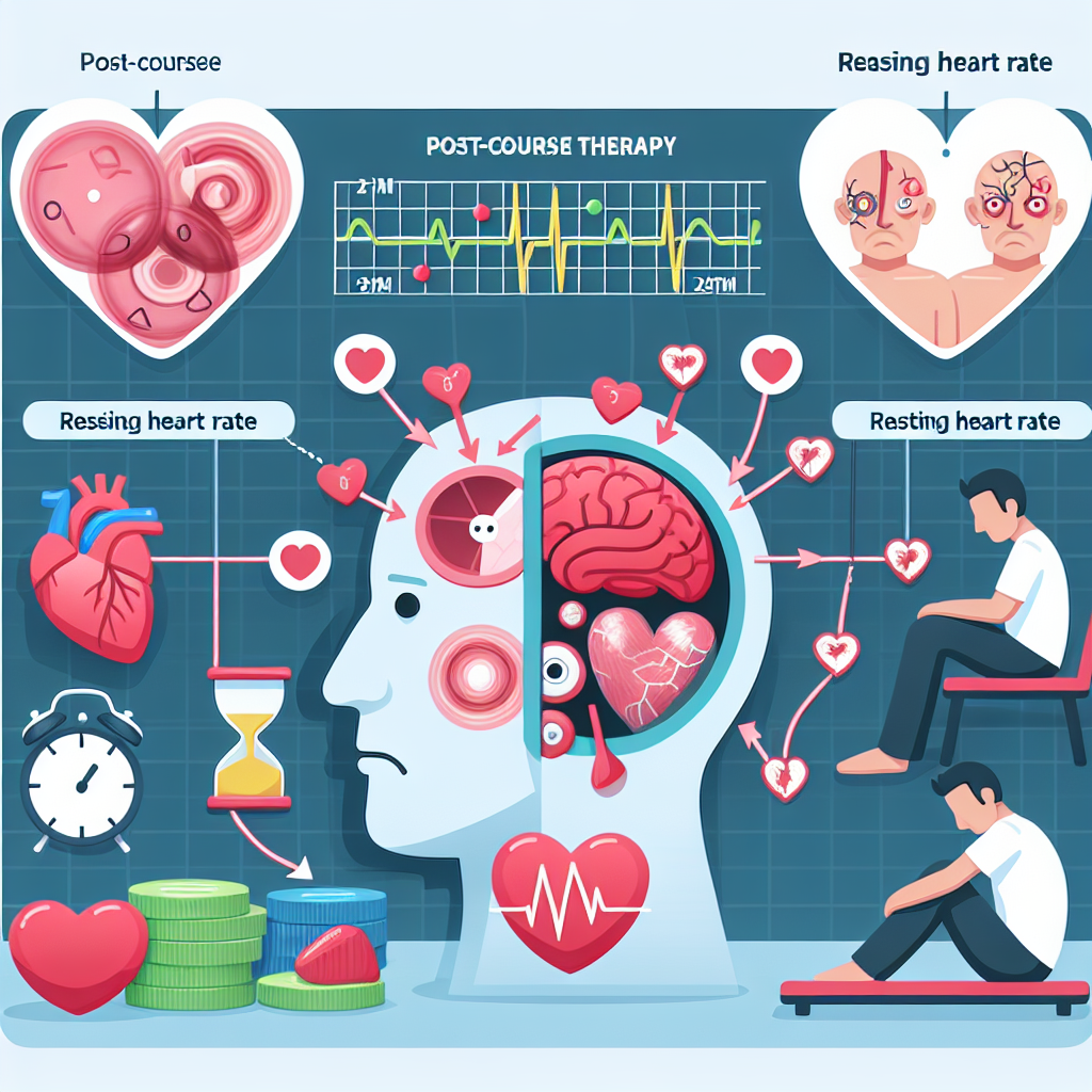 Cómo afecta Terapia posterior al curso al ritmo cardíaco en reposo