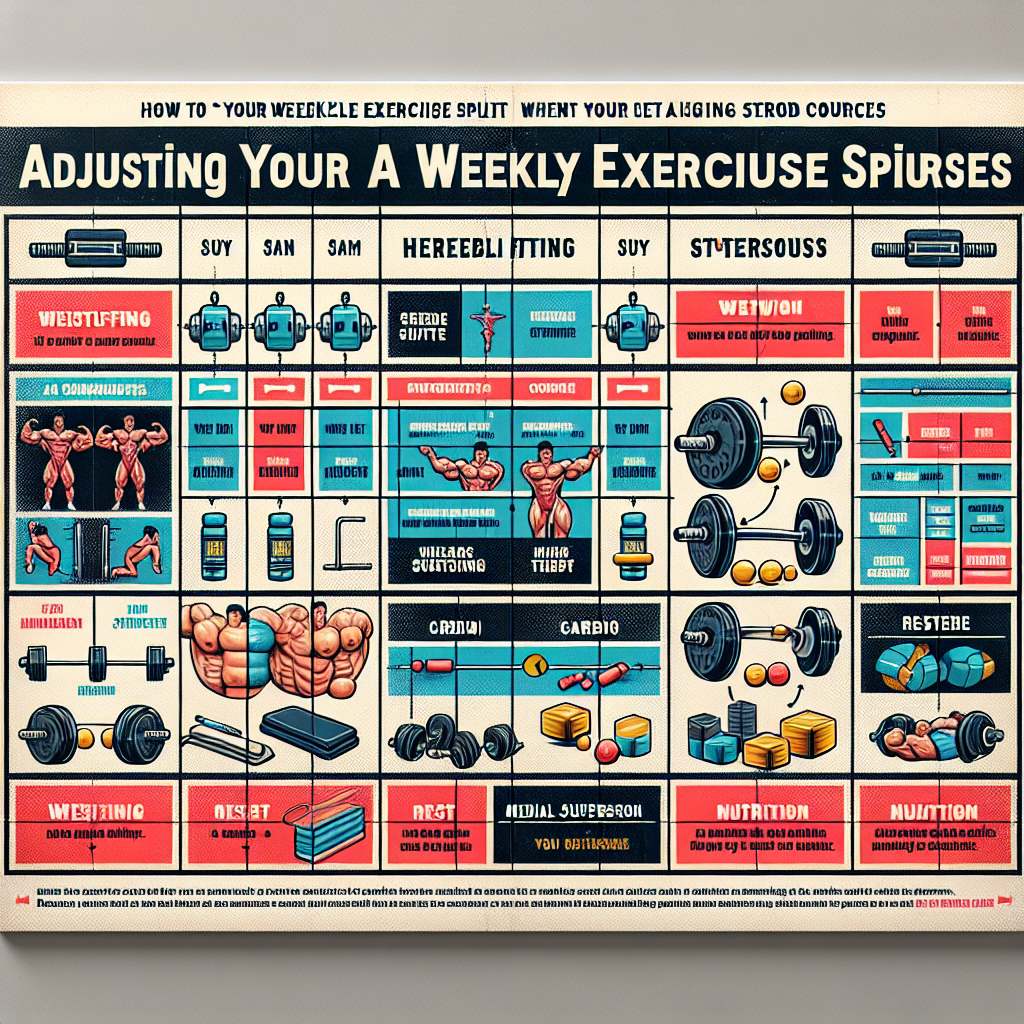 Cómo ajustar tu split semanal al usar Cursos de esteroides