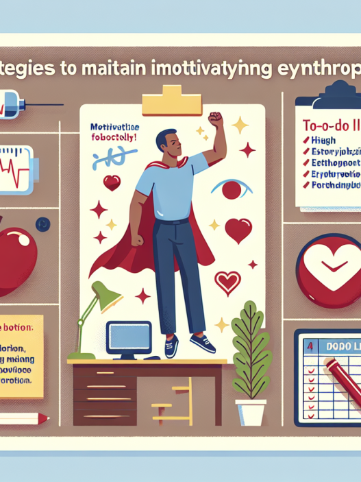 Cómo mantener la motivación cuando usas Erythropoietin