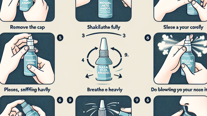 Cómo tomar correctamente Aerosoles nasales en un ciclo corto