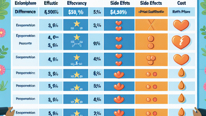 Diferencias de resultados entre marcas de Enclomiphene citrate