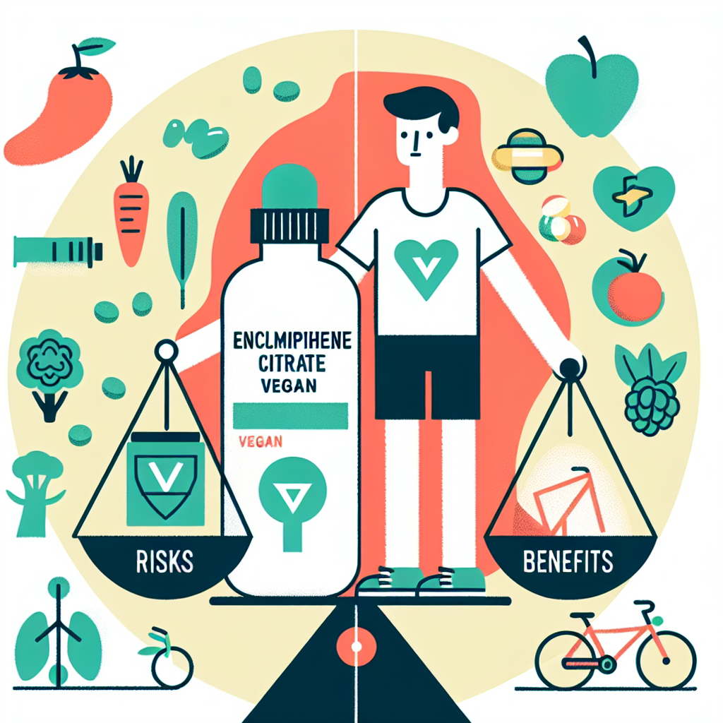 ¿Pueden los veganos usar Enclomiphene citrate sin riesgos adicionales?