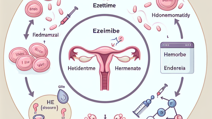 Qué cambios hormonales provoca Ezetimiba