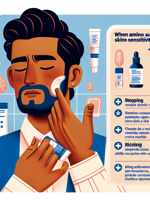 Qué hacer si Aminoácidos causa sensibilidad en la piel
