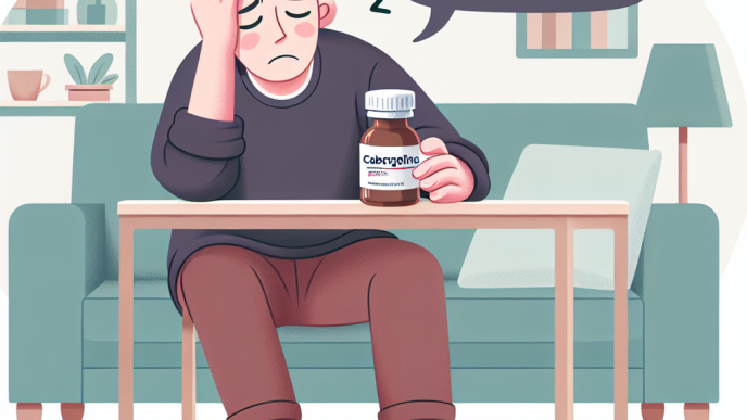 Qué hacer si sientes bajón de energía con Cabergolina